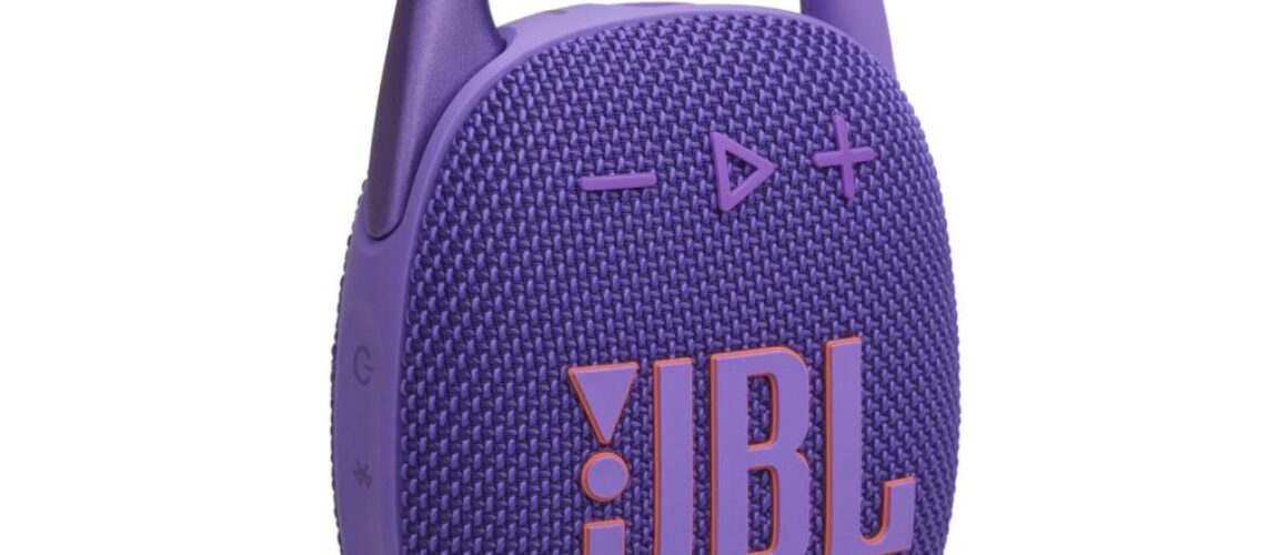 JBL Clip 5 (Original) Ultra-Portable Waterproof Bluetooth Speaker – Redesigned Integrated Carabiner, IP67 Dustproof, 15 Hours Playtime