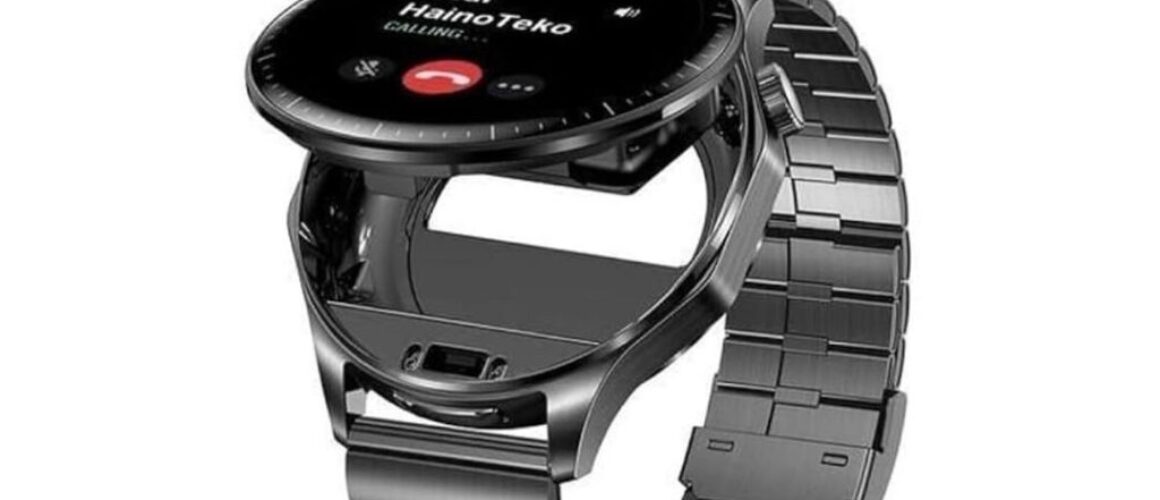HainoTeko 12 Waterproof Smartwatch with Wireless Earbuds | 3 Straps Included 10 Days Battery Ethiopia
