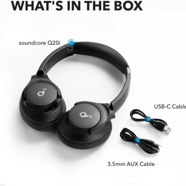 Soundcore by Anker Q20i Hybrid Active Noise Cancelling Wireless Headphones