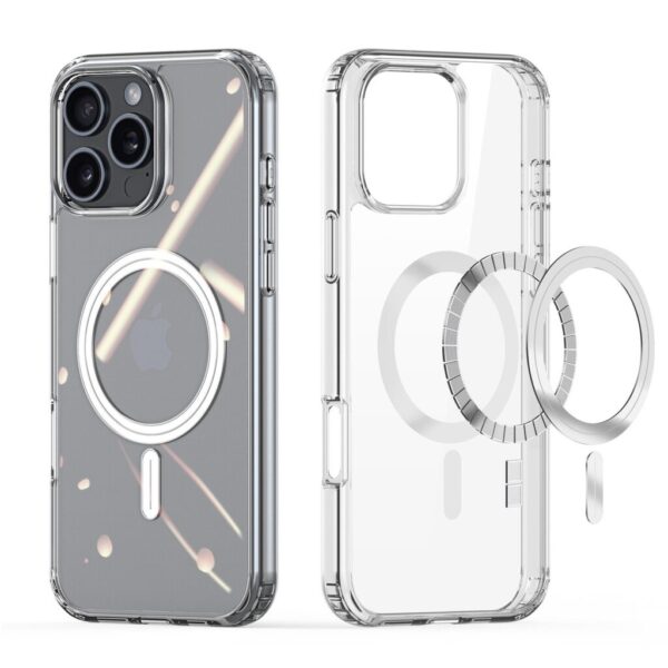 Apple iPhone 16 Pro Max Original Clear Case with MagSafe – Slim Transparent Shockproof Cover
