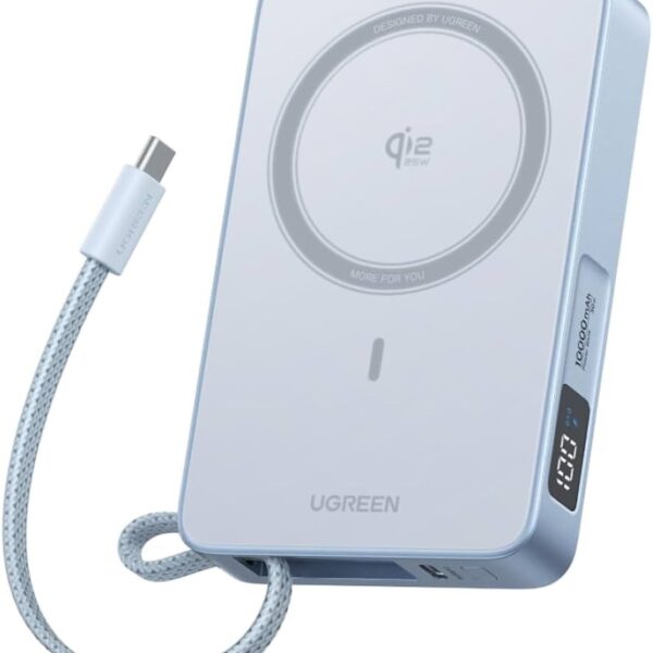 UGREEN MagFlow Qi2 Magnetic Wireless Charger 15W Fast Charging
