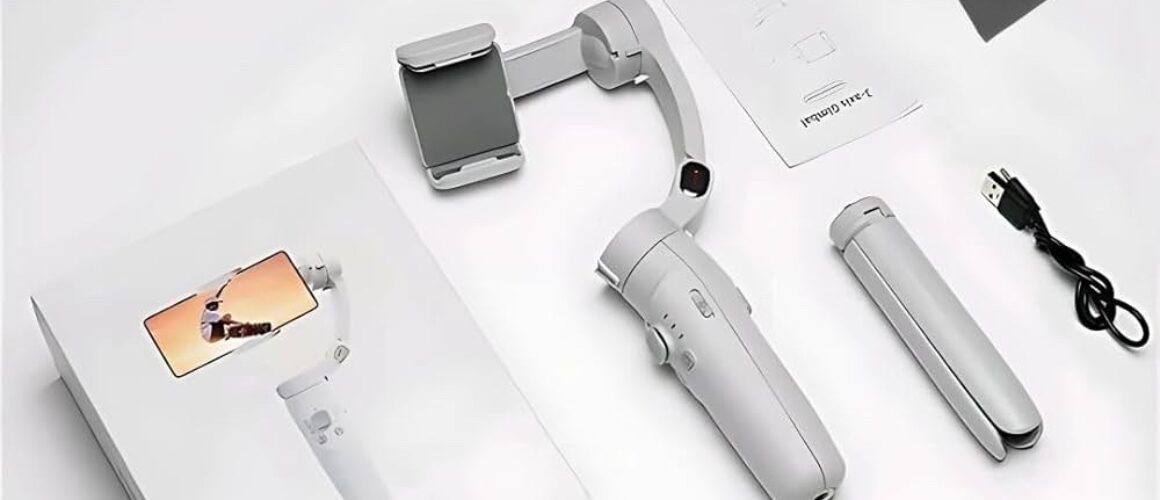 3 Axis M1 Smartphone Stabilization Gimbal with Anti-Shake, Face Tracking & Rechargeable Battery