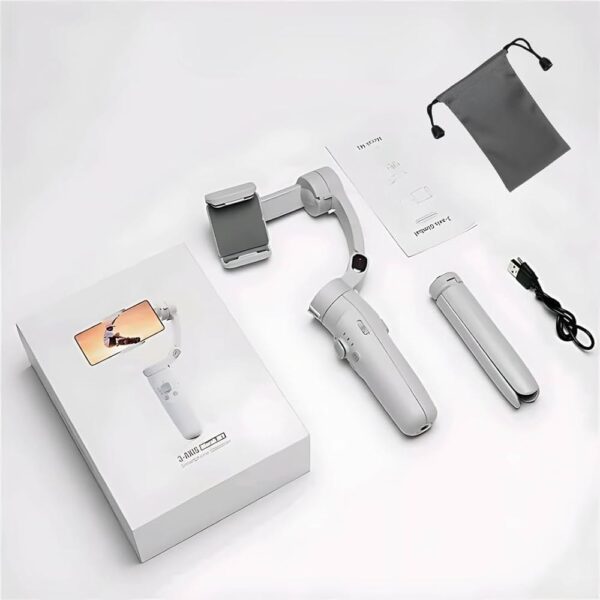 3 Axis M1 Smartphone Stabilization Gimbal with Anti-Shake, Face Tracking & Rechargeable Battery
