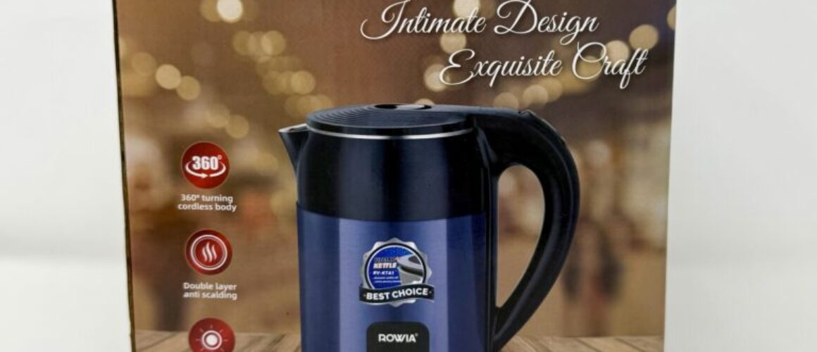 Rowia Electric Kettle 1500W Fast Boiling Stainless Steel