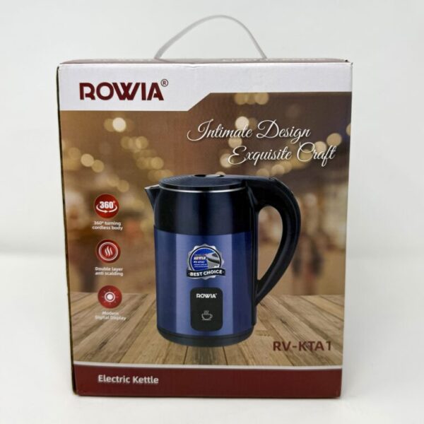 Rowia Electric Kettle 1500W Fast Boiling Stainless Steel