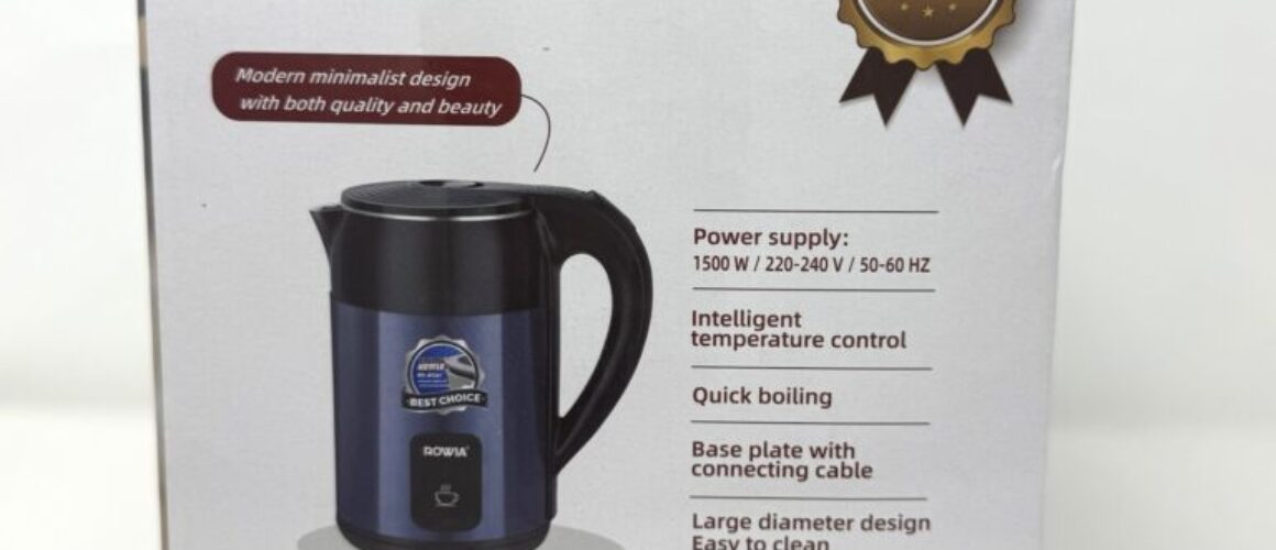 Rowia Electric Kettle 1500W Fast Boiling Stainless Steel
