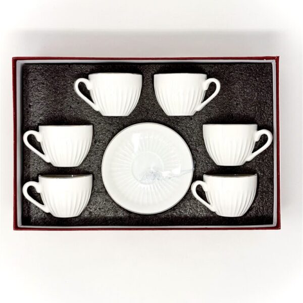 6 Piece Coffee Cup Set Ceramic Tea and Coffee cups