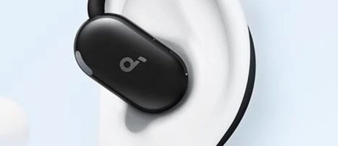 Original Soundcore V20i by Anker Open-Ear Wireless Earbuds – Adjustable Ear Hooks, 36H Playtime & Bluetooth 5.4