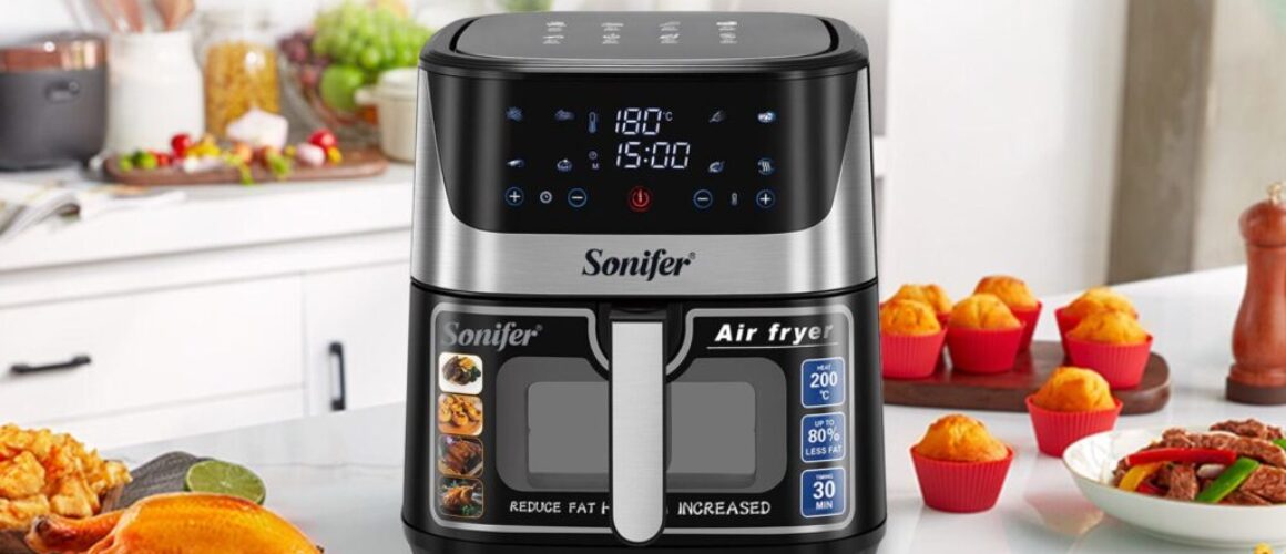 Sonifer Air Fryer 8.5L Digital Oil-Free Cooker with Large Capacity