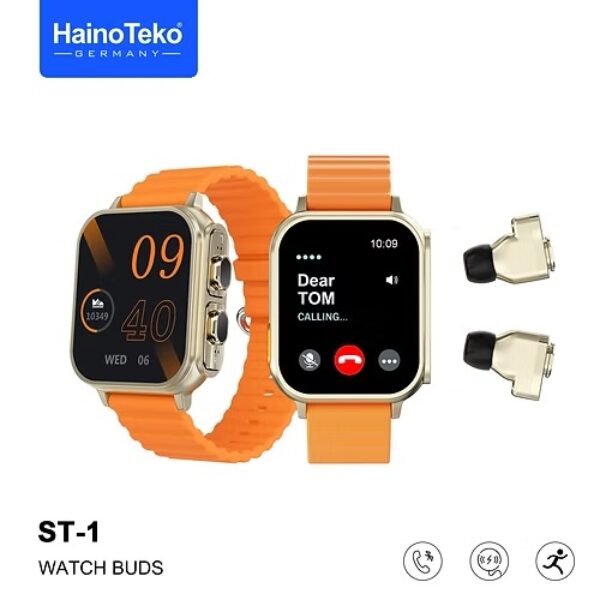 HainoTeko ST-1 Watch Buds | 2-in-1 Smartwatch & Wireless Earbuds | Addis Ababa, Ethiopia