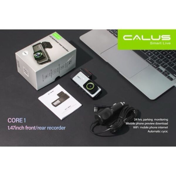 Calus Core 1 Dual Dash Cam Front & Rear Car Camera with HD Recording
