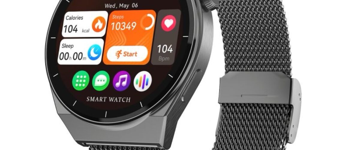 Original HainoTeko-30 Smart Watch with Bluetooth Calling – Sleek Slim Design