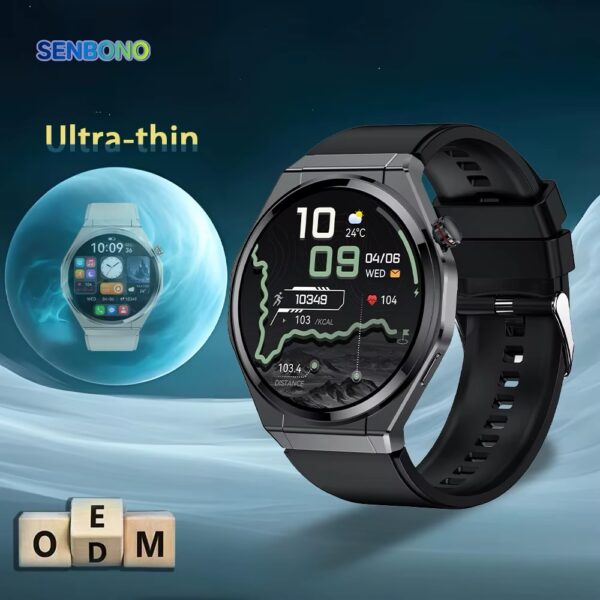 HainoTeko-30 (Original) Smart Watch with Bluetooth Calling – Sleek Slim Design