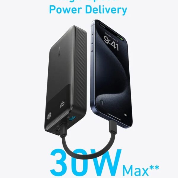 Anker Power Bank PowerCore 20000mAh (Original) 30W Portable Charger with USB-C Cable