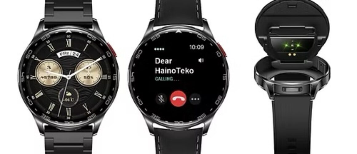Haino Teko ST-7 2-in-1 Smartwatch with Wireless Earbuds & 3 Straps