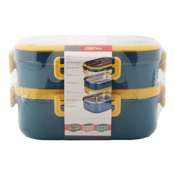 Tedemei 2-layer stackable stainless steel lunch box
