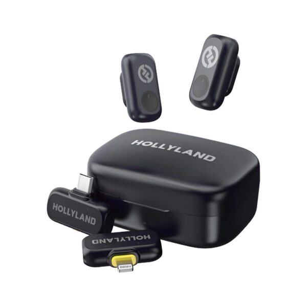 Hollyland Lark A1 Combo (Original) Wireless Microphone System (Dual-Channel for iPhone & Android)