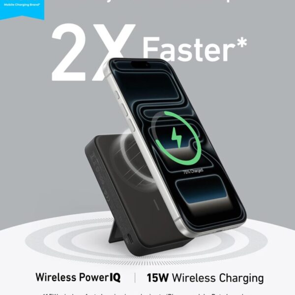 Anker MagGo Power Bank(Original) 10,000mAh Qi2 Certified 15W Wireless Fast Charger with Stand in Ethiopia