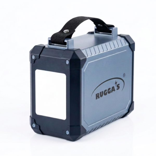 Rugga 80,000mAh High-Capacity Power Bank (Model HMA-80) – Ultra-Fast Charging Portable Power Station with LED Light | Best Price in Ethiopia